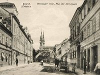 Petrinjska ulica 1906. godine, sepija